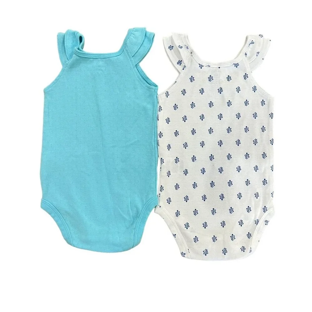 Carter's 12m Ruffle Bodysuits Bundle of 4